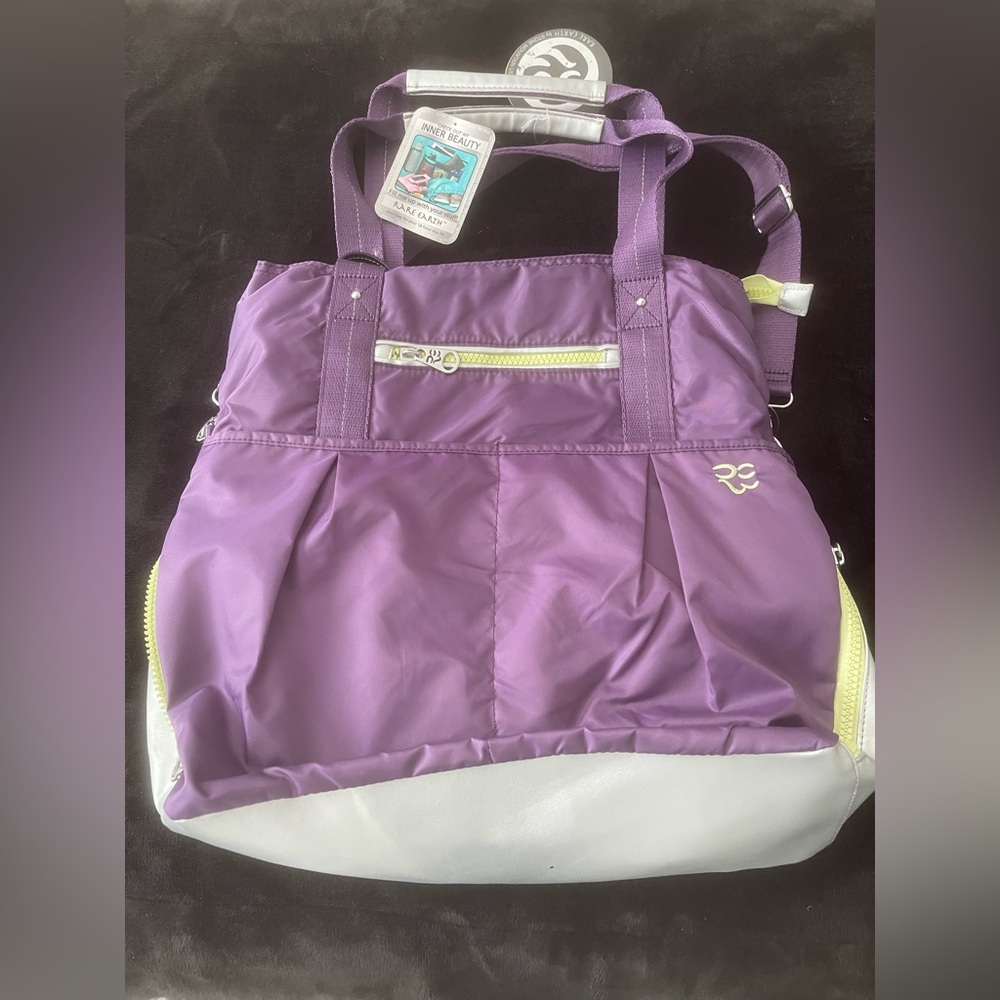 Rare Earth by Stone Mountain Travel/Tote/Carry All Bag Purple/Green/Gray